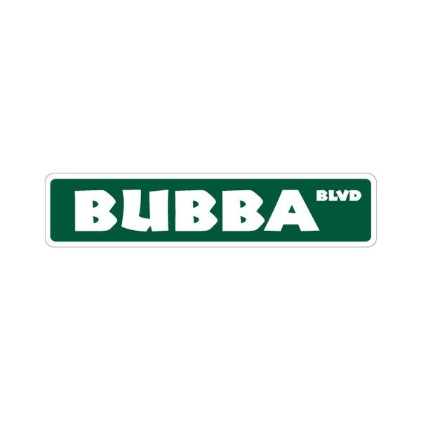 [SignJoker] BUBBA Street Sign new road redneck hillbilly gift novelty street sign road Wall Plaque Decoration