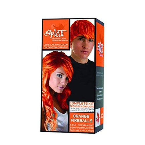 Splat | Orange Fireballs | Original Complete Hair Dye Kit