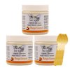 The Keys Salt Scrub - Exfoliating Body Scrub - Made with Pure Florida Sea Salt Organic Essentials and Oils - scrub for hands, feet, butt, booty, bikini area (Mango Coconut, Travel Size, 3 pack 3.4 oz)