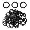 Oil Drain Plug 50Pcs O-Ring Seals, Nitrile Rubber O Ring Gasket Ring, Motorcycle Drain Plug O-Rings, Compatible with Harley Models Transmission and Primary Drain Plugs (Black)