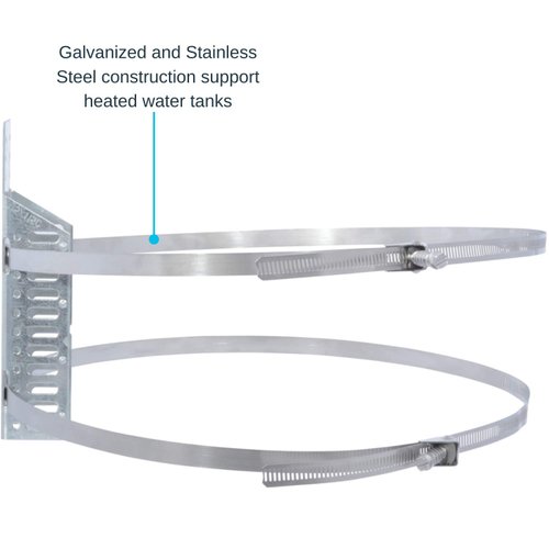 HoldRite QuickStrap Universal Expansion Tank Water Heater Wall Mounting Bracket, Stainless Steel, QS-U