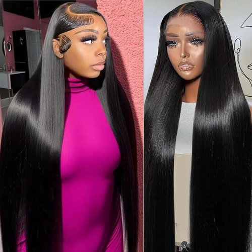 Armodeo 13x4 Lace Front Wigs Human Hair 150% Density Hd Lace 9A Grade Brazilian Frontal Wigs Human Hair For Black Women Pre Plucked With Baby Hair (Straight 13x4 Lace Front Wig, 20 Inch)