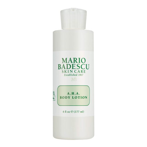 Mario Badescu AHA Body Lotion With Glycolic Acid - Moisturizing & Gentle Exfoliating Body Lotion for Softer, Youthful-looking Skin - Lightweight, Non-greasy Formula, 6 Fl Oz