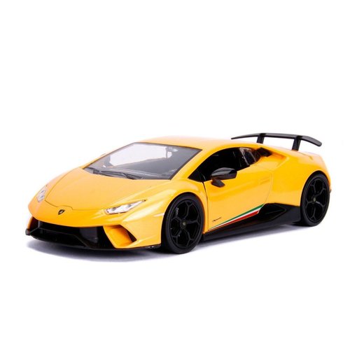 Jada Lamborghini Huracan Perfomante Metallic Yellow 1/24 Diecast Model Car