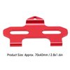 RiToEasysports RC Car Battery Plate,Aluminum Alloy Battery Mounting Plate Tray Compatible with 76054?1 1/18 RC Truck (Red) Model Car Accessories
