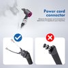 Hair Dryer Power Charger Cable Compatible with Dyson Hair Dryer Power Cord Cable Adapter Plug, Replacement for Dyson Hair Dryer Power Charger Cable Repair line, 110V Power Cord Repair Set