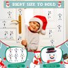 Hanaive 114 Pcs Christmas Sticky Wall Toys Valentine's Day Party Favors Stretchy Elf Climbing Toys Bulk Birthday Party Favors Climbing Sticky Man for Party, Loot or Prize, Stocking Fillers (Snowman)