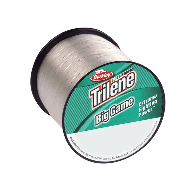 Berkley Trilene® Big Game™, Clear, 15lb | 6.8kg, 900yd | 822m Monofilament Fishing Line, Suitable for Saltwater and Freshwater Environments Coastal Brown
