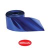 Beistle 2 Piece Indoor Outdoor Metallic Plastic Birthday Streamers for Graduation Party Supplies, Baby Shower Decorations, 2" x 200', Blue
