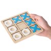 zeyce Tic Tac Toe Board Game,Tic Tac Toe Family Game, Classic Board Game, Classical Family Board Game,Children's Tic Tac Toe Game, Plastic tic tac Toe Game