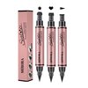 Eyeliner Stamp - Winged Eyeliner Stamp for All Eye Shapes, Easy Cat Eye Stencil Makeup Tool, SmudgeProof & Waterproof Liquid Eyeliner Pen, Winged Stamp & Star & Heart (Black, Pack of 3)