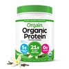Orgain Organic Vegan Protein Powder, Vanilla Bean - 21g Plant Based Protein, Gluten Free, Dairy Free, Lactose Free, Soy Free, No Sugar Added, Kosher, For Smoothies & Shakes - 1.02lb