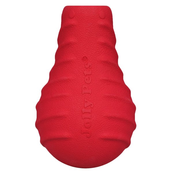 Jolly Pets Tuff Range Tuff Toppler Rocking Treat Dispenser Dog Toy, 5 Inches, Red