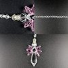 Rainbow Guardian Angel Crystal Suncatcher as Home/Car Decoration & Porch Decor & Hangings Crystal Glass Ornament (Pink)