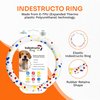 ReThink Pet Indestructo Ring Rubber Dog Toys, Abrasive Resistant Tough Dog Toys, Recyclable Indestructible Dog Toy, Durable & Elastic Rubber Chew Toys for Boredom