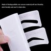 48pcs/set Eyebrow Stencils Stickers Kit Disposable Non-woven Fabric Eyebrow Shaping Stencils Disposable Brow Template Stickers for Eyebrow Positioning (48pcs / set)
