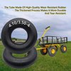 4.10/3.50-4 Tire Tube 410/350-4 Inner Tube for 10 inch Tires Garden Cart Wheelbarrow Trolleys Trailers Push Flatbed Unicycles Lawnmowers Trucks 2 Packs