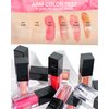 3 Colors Glitter Lip Oil Gloss Set, Hydrating Non-Sticky Lip Glow Oil Plumping Lip Gloss Long Lasting High Shine Shimmer Liquid Lipstick Tinted Lip Balm Lifter Gloss for Women Dry Lips Care -Set B