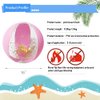 Amor Present Beach Ball, 16" Glitter Beach Ball Inflatable Beach Balls for Kids & Toddlers Pool Balls Summer Party Favors