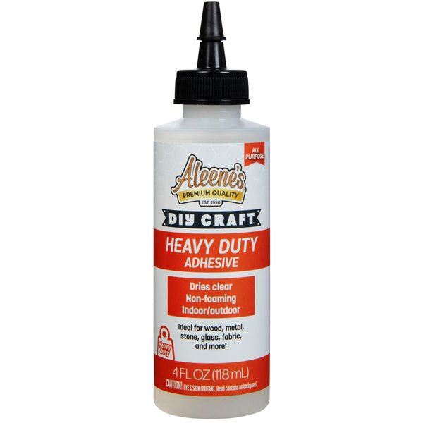 Aleene's DIY Craft Heavy-Duty Glue, Industrial Strength Glue, Super Strong Adhesive 4 fl oz