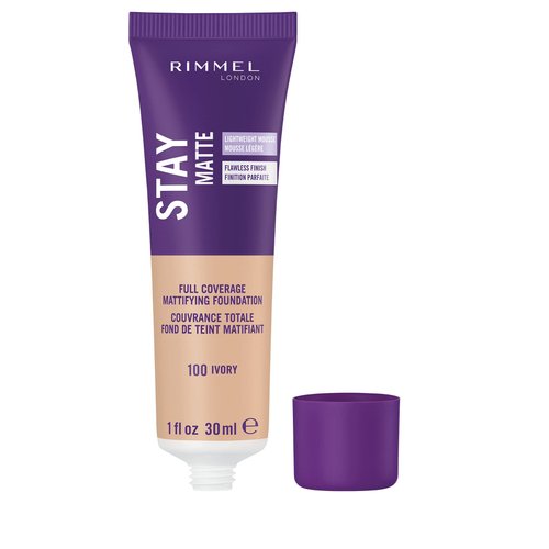 Rimmel Stay Matte Foundation, Ivory, 1 Fluid Ounce