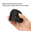 6 Packs Pocket Palm Combs, Shampoo Comb, Massager Hair Brush Comb, Scalp Massager Brush Comb (Black)