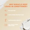 Just Nutritive Leave in Conditioner/Multitasking Leave In for All Hair Types/Pure ingredients fight frizz, split ends and creates radiant healthy shine