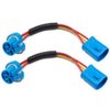 iJDMTOY Pair 9007/9004 Male/Female Extension Wire Harness Sockets for Automtive Driving Light, Fog Light, Retrofit, Off-Road Lighting, etc