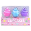 iscream 3-piece Cupcake Swirl Shaped and Scented Lip Balm Set