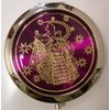 Purse Handbag Double Compact Cosmetic Mirror - Girl - Dark Purple