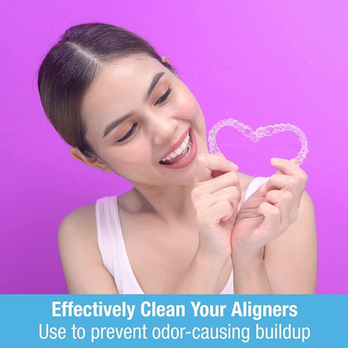 Tilcare UVC Retainer Case for Invisalign Dental Aligner with UV Light for Aligners, Retainers, Mouth Guard, Whitening Trays - Remove Odors