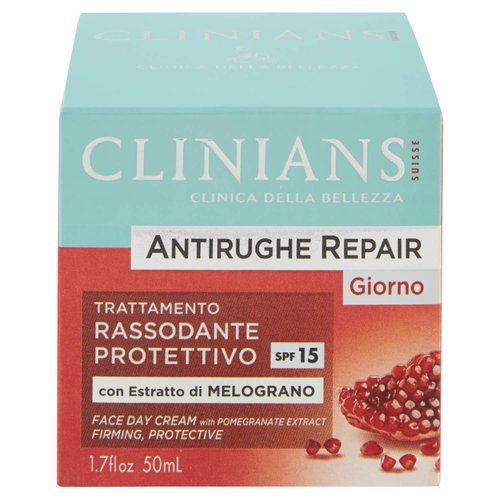 Clinians Antirughe Quotidiana Firming Active Face Cream with Pomegranate Extract 1.7 Oz