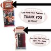 Football Party Favors 10 Pack, Includes 10 New Assorted Football Card Packs, Kids Party Supplies, Fantasy Football Draft, Creative Pre Assem