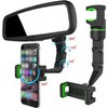 Rotato Grip Cell Phone Holder,Rotato Grip Phone Holder,Multi-Function Universal Adjustable Auto,Mirror Mount Phone Holder,360° Car Rearview Mirror Phone Holder for Car Mount Phone (2)