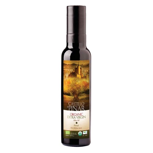 Castillo de Pinar First Cold Pressed Organic Extra Virgin Olive Oil Picual Single-Variety 250ml Less Than 02% Acidity, Gluten Free Non GMO OEVO