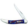 Case WR XX Pocket Knife Patriot Kirinite Small Texas Toothpick Item #11202 - (1010096 SS) - Length Closed: 3 Inches