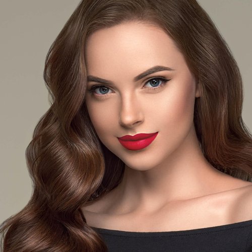 KISS 1875 Watt Pro Tourmaline Ceramic Hair Dryer, Styling Edition, 3 Heat Settings, 2 Speed Settings, Cool Shot Button, 7 Blow Dryer Accessories Included, 2-Year Warranty - Red