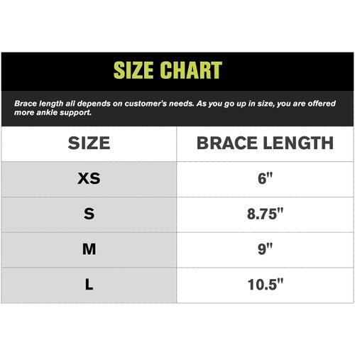 Aircast AC141AB07-XS-L Air-Stirrup Ankle Support Brace