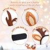 WLYIIC Christmas Elk Antlers Headband-Women's Fawn Horn Headband Cute Elk Antlers Ears Costume Hair Accessories Christmas Elk Headbands Cosplay Costume Party Favors Supplies