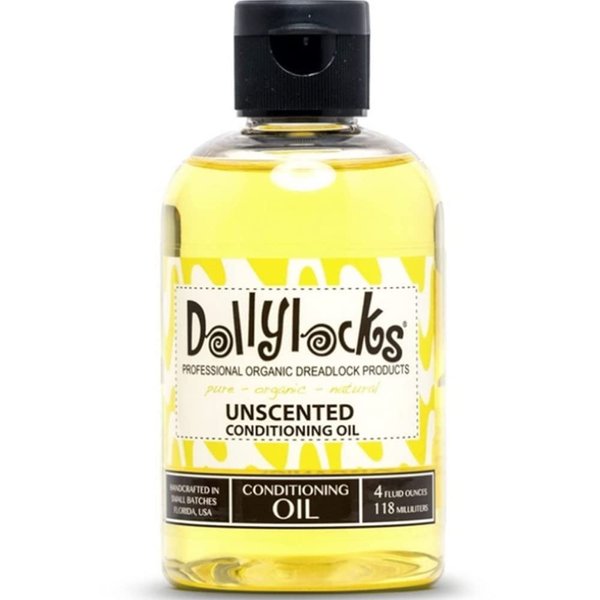 Hair Moisturizer Conditioning Oil - Hair Oil for Dry Damaged Hair & Growth - Hair Oil for Curly frizzy Hair - Organic Dreadlock Oil- Unscented 4 oz