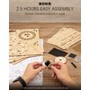 ROKR 3D Puzzles for Adults-Starry Night Music Box Kit-Wooden Puzzles Science Gifts for Adults-Gifts for Teenage Boys Girls