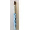 Blue Handle CRIMPED 100% Kolinsky Acrylic Nail Brush (Crimped 8)