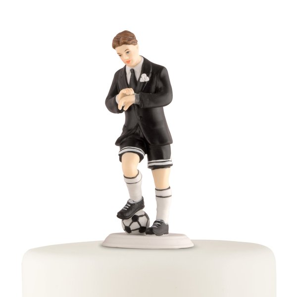 Weddingstar Inc Weddingstar Soccer Player Groom Porcelain Figurine Cake Topper