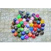 SmartDealsPro 50-Pack 20 Sided Dice D20 Polyhedral Dice with Pouch for DND RPG MTG Table Game