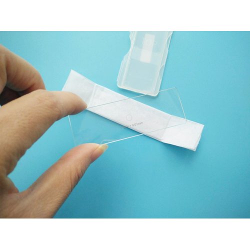 0.01mm Stage Micrometer Microscope Camera Calibration Slide