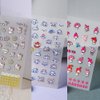 5D Nail Art Stickers Kawaii Self-Adhesive Anime Nail Stickers for Nails Art Design for Women Girls, 3 Sheets Cute Cartoon Nail Art Supplies