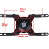 VideoSecu MLE100B TV Mount Adapter Bracket Extension LED LCD Plasma Mount Accessory VESA 100mm to VESA 200mm, 200x100mm Extender W39