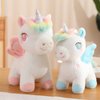 Plush Unicorn Stuffed Animal Unicorn Hugging Pillow Unicorn Plushies Throw Pillow Unicorn Anime Gift for Kids and Lovers in Birthday,Valentine's Day,Christmas (14 Inch, Blue)