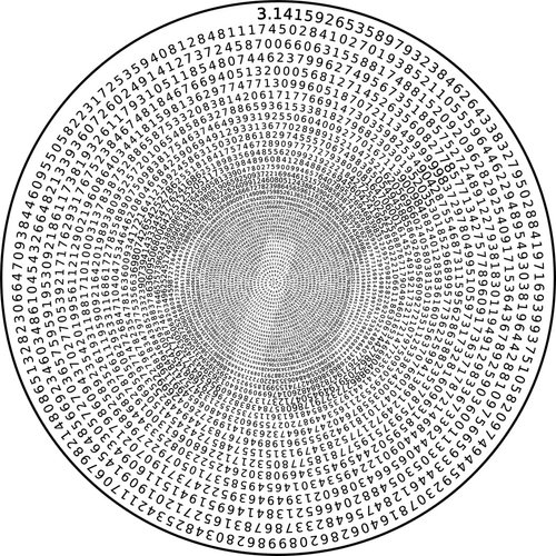 Bgraamiens Puzzle -π Day Puzzle The Mystical π Puzzle Hard Unique Round Numbers Puzzle for Adults (Spiral π)