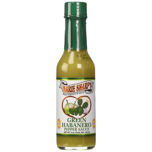 Marie Sharps Green Habanero Pepper Sauce - 5 Ounce (3 Pack)